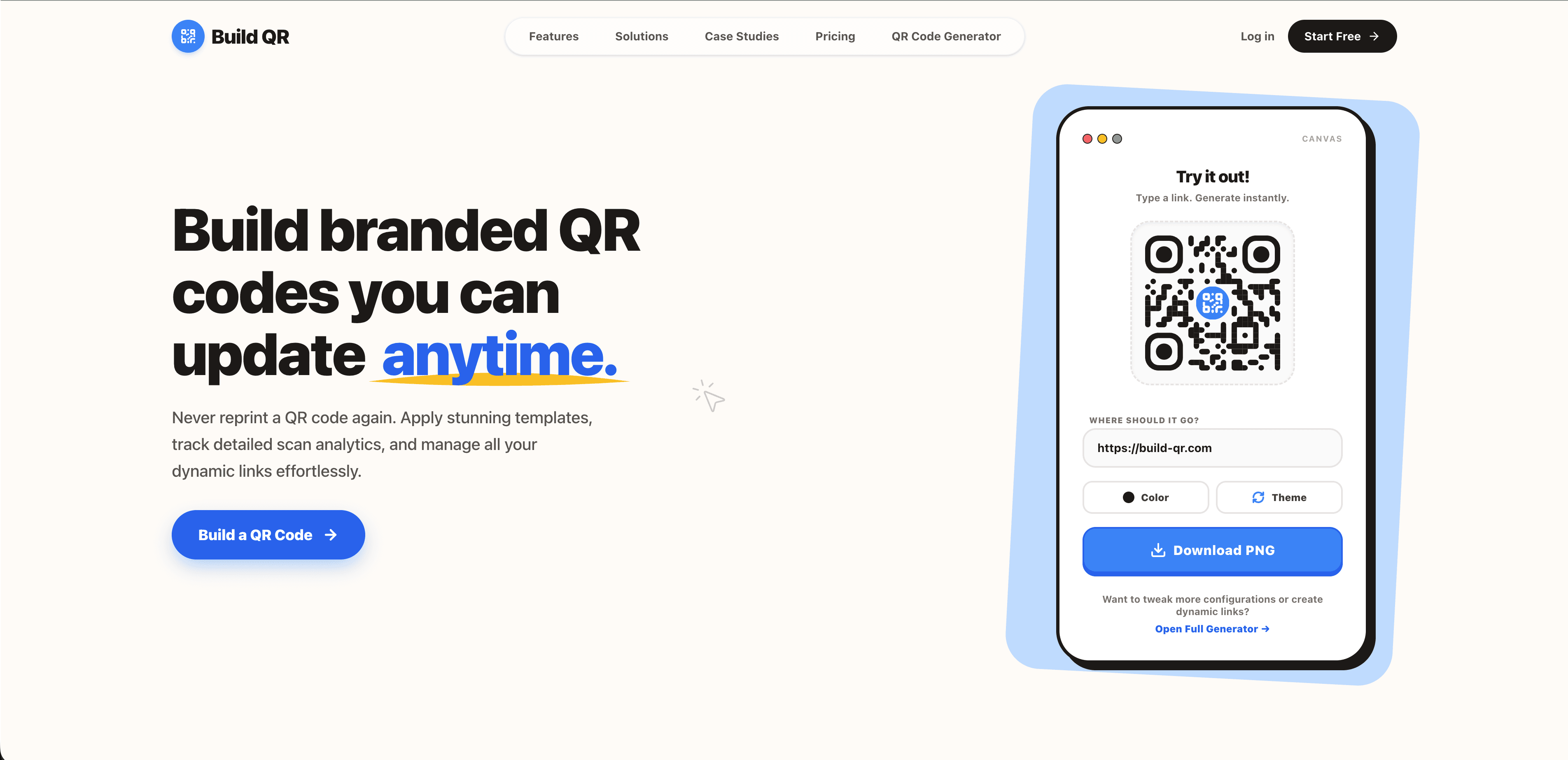 BuildQR screenshot